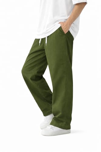 Image of NETCLICK Men's Straight Fit Track Pant with Zipper Pocket | Gym Joggers | Activewear & Casual Sports Lower