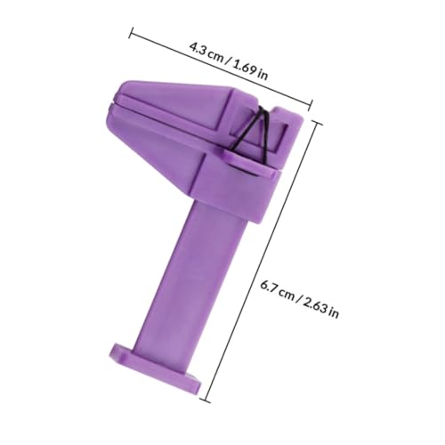 Operitacx 5pcs Clips para Extensión de Uñas Manicura miniatura 2