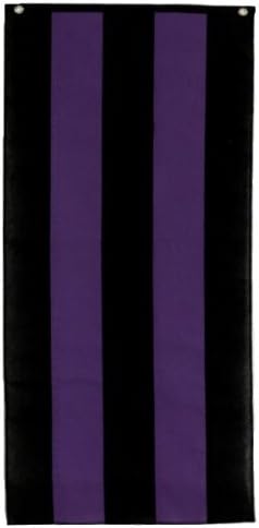 Independence Bunting Memorial Banners! Remember the life of a loved one by displaying Funeral Banners (Cotton Black/Purple/Black/Purple/Black, 18" x 12')