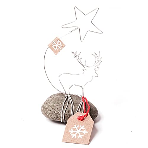 Winter Mini Steingeschichten.Rehntier Cover