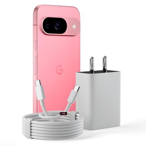 AILKIN 30W Type C Fast Charger Adapter with USB C to Type C Cable, Compatible with Google Pixel 9 Pro XL/9 Pro Fold/9 Pro/9/9a/8 Pro/8/8a,Laptop,Tablet,Chromebook & More, Quick Charging USB C Adapter