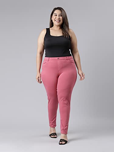 Image of GO COLORS Women Mid Rise Premium Straight Jeans