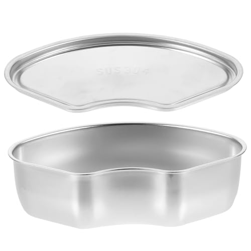 BEBEMOKO Cuit-vapeur Acier Inoxydable Avec Couvercle Accessoire De Cuisine Pour Cuiseur à Riz Et Vapeur Pour Poissons Légumes Tamales Et Œufs