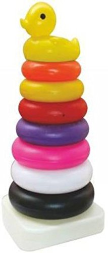 Image of Ratna's Duck Stacking Ring for Kids. Helps Kids recognise Different Colour and Sizes (Big 7 Rings)