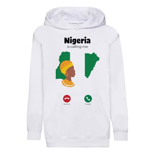 Sweat à capuche enfant Nigeria fierté culturelle et style pour les jeunes