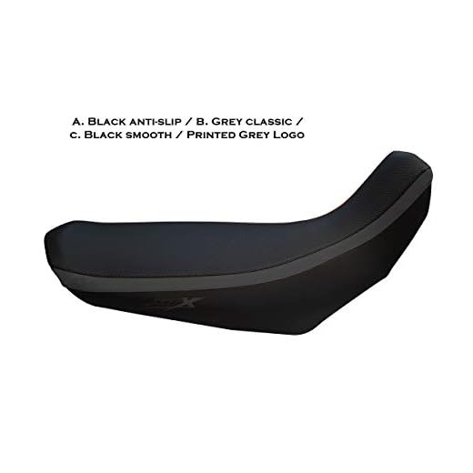 Funda de Asiento para Yamaha XT660X Negro-Gris con Logotipos