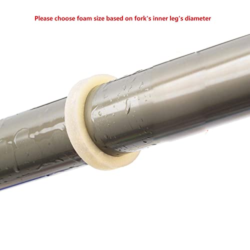 zalati Bicycle Sponge Ring 2pcs Oil Sealed Foam Bike Front Forks Accessories for MTB Mountain Road Bike - 34mm - Image 3