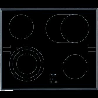 AEG Glaskeramik-Kochfeld 60 cmHE 604070 F-B-Facetten Design
