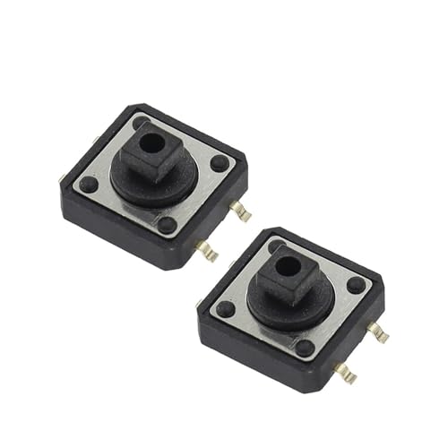 Micro interrupteur 12x12x7.3 bouton poussoir CMS 4 broches pour réparation électronique