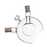 MAGICLULU Glass Oil Bottle Cooking Oil Storage Container Clear Vinegar Can Sauce Containers Glass Containers Baby Formula Dispenser Olive Oil Bottle Dispenser Soy Sauce Leakproof Wooden