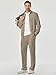 JMIERR Men's Fashion Sweatsuit Tracksuits Athletic Zip Up Jacket And Sweatpants Essentials Comfy Work Tracksuit Set 2 Piece Casual Activewear, 3XL, Khaki