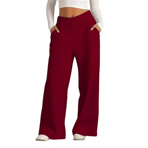 Wide Leg Sweatpants Women High Waisted Baggy Joggers Loose Fit Athletic Sweatpants Soft Lightweight Joggers 2025