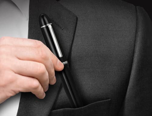 Jinhao X159 Black Acrylic Fountain Pen # 8 Fine Nib For Writing And Calligraphy With Refill Ink Converter #TOP4