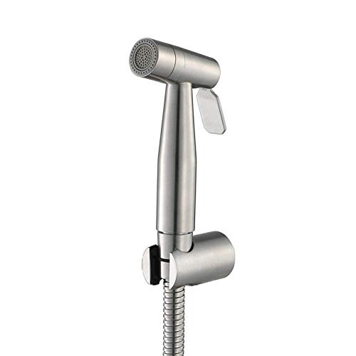 Pulverizador portátil para grifo mezclador en acero inoxidable y latón de pared