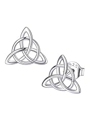 A. Triquetra Knot-Silver