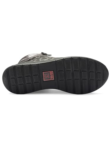 Chaussures ARA Master 1224808-83 pour pieds larges confort Noir Acier 40 EU Weit