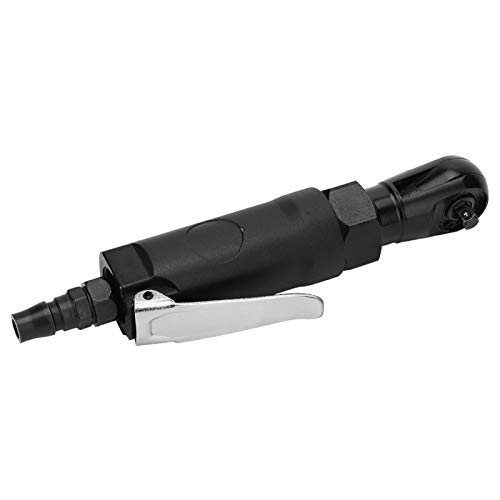 Pneumatic Wrench Thru-Hole Square Drive Air Ratchet Wrench Large Torsion Pass Thru Ratchet Spanner Straight Hand Tool For Car Repair Industry(1/4 Inch) #TOP1