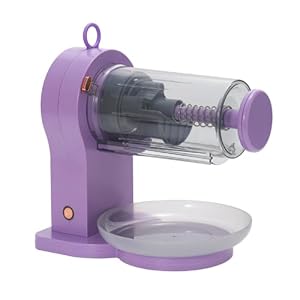 Hanzete Shaved Ice Maker Slushie Machine Snow Cone Machine Ice Crusher Electric Ice Shaver with Ice Tray for Smoothies Slushy Snow Cone and More