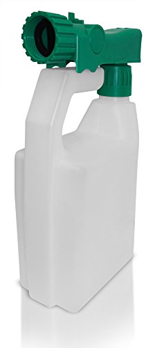 Refillable Multipurpose Hose Sprayer Bottle - Empty Ready-to-use Sprayer 3 oz per Gallon, Reusable, holds 32 ounces - Best for fertilizer, pesticides, herbicides, car wash and any other outdoor liquid
