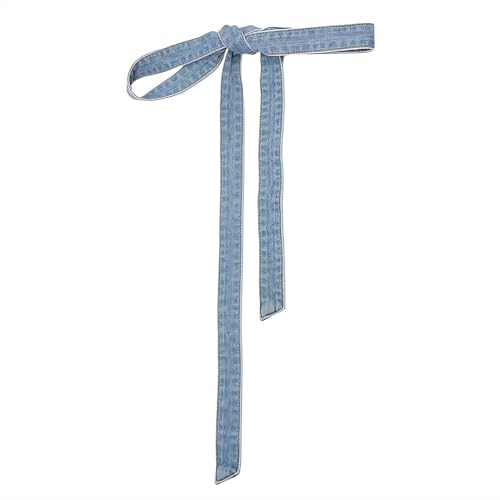 Women Denim Waist Belt Self Tie Waist Band Jean Waist Rope for Pants Dress Jacket4