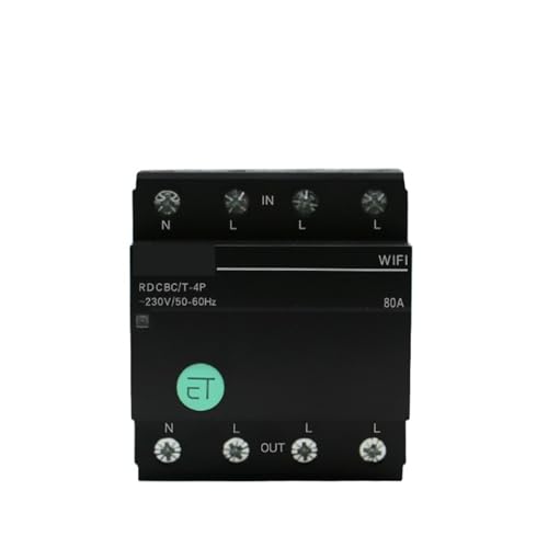 Disjoncteur 4P 63A boitier de protection tableau electrique triphase 80A