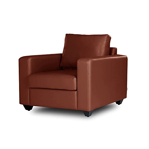Image of Wakefit Sofa Set | 3 Year Warranty | Sofa 5 Seater, 5 Seater Sofa for Living Room, Wooden Sofa Set, Sofa Set 3+1+1 Seater - Napper(Romance : Tan)