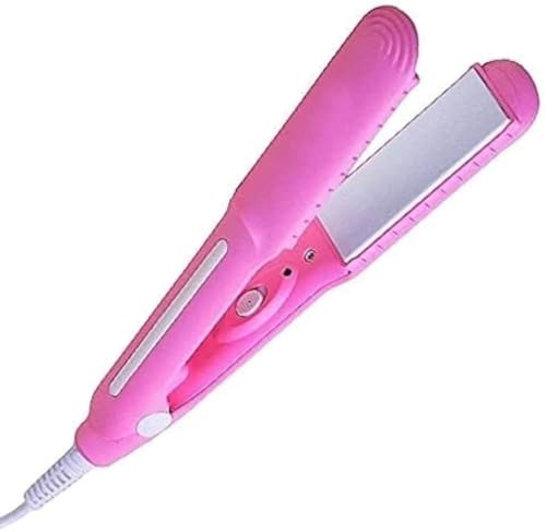 Image of SUNKISSED Portable Mini Electronic Hair Straightner For Women Ceramic Coated Plates, Multicolour (Mini)
