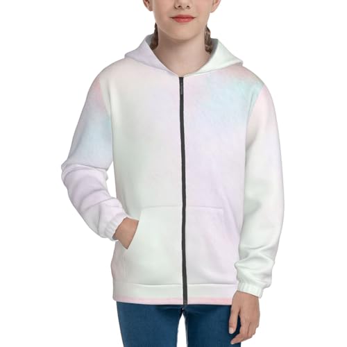 Wallpaper Shape Kid Hoodies Boys Zip Up Sweatshirts Girls Pullover with Pocket3