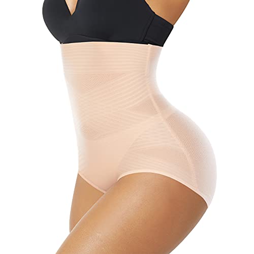 Image of Werena Tummy Control Shapewear Panties for Women High Waisted Body Shaper Slimming Shapewear Underwear Girdle Panty