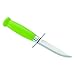 Morakniv Classic Scout 39 Safe Knife with Sandvik Stainless Steel Blade and Leather Sheath, 3.3-Inch, Green