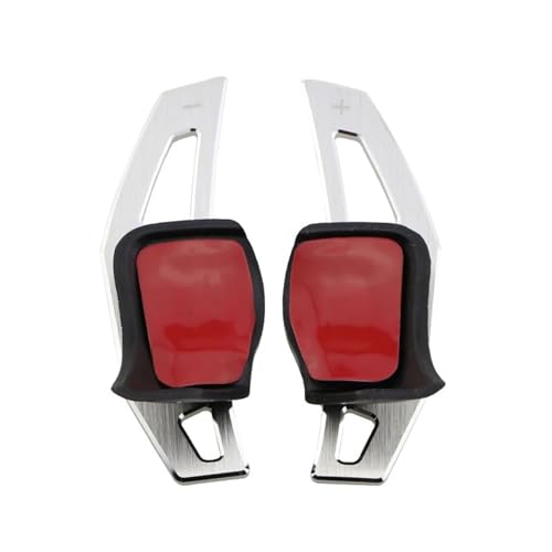 Compatible With VW For Sharan For Beetle 2012 2013 2014 2015 2016 対応 カーアクセサリー ステアリングホイール シフトパドルエクステンション ステッカー 1組(Black)