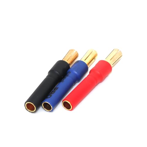 Evita tirones con conectores de bala 5mm a 4mm compatibles con Castillo Mambo ESC 4