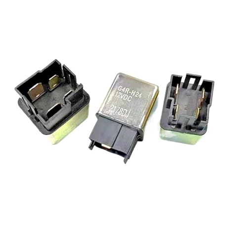 Relais de puissance G4R-H24 12 V CC 4 broches pour boîte à fusibles automobile et moto