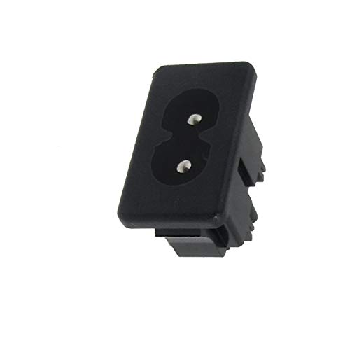 Aexit 10 pcs cuisinière électrique Alimentation électrique C8 connecteur alimentation 250V 2.5A 984F610