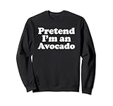 Photo Gallery finta di essere un avocado divertente pigro facile costume di halloween felpa Photo Gallery finta di essere un avocado divertente pigro facile costume di halloween felpa