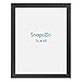 SnapeZo Poster Frame 36x48 Inches, Black 1.7 Inch Aluminum Profile, Front-Loading Snap Frame, Wall Mounting, Wide Series