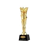 ❤ 【Ausgezeichnetes Material】Die Trophäe besteht aus strapazierfähigem Kunststoff, hat ein wunderschönes goldenes Finish und eine herausragende Höhe, so dass die jungen Gewinner sie mühelos mitnehmen können, weil sie stolz auf ihre Auszeichnungen zusteuern.
