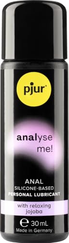 pjur analyse me! Relaxing - Lubricante silicona para sexo anal cómodo - lubricación extralarga - con jojoba (30ml)