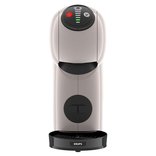 Krups Nescafé Dolce Gusto Genio S Kaffeekapselmaschine, abnehmbarer Wassertank 0,8 Liter, heiße und kalte Getränke, 1500 Watt, 15 bar Pumpendruck, Eco-Modus, besonders kompakt, Taupe, KP243AF0 – Bild 3