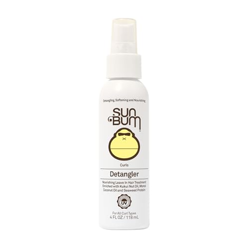 Sun Bum Curls and Waves Detangler - Prevents Dullness and Frizz - Vegan and Cruelty Free - 4 oz