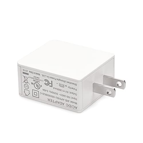 Gowoops 5V 3A Dual Usb Port Power Supply (Ul Listed) #TOP2