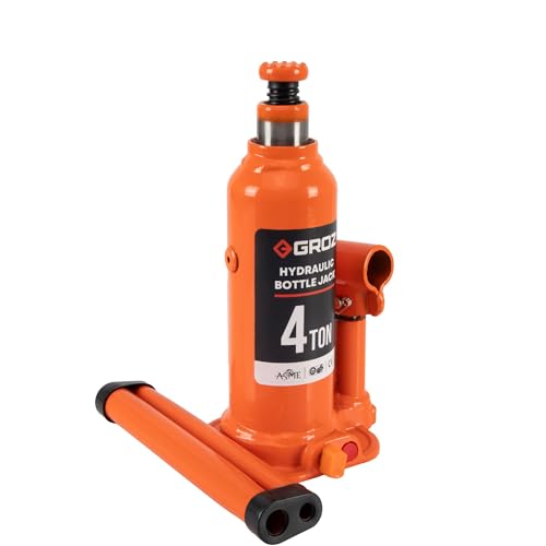 GROZ 4 Ton Hydraulic Jack with Load Limiting Device | Jack for Ca...
