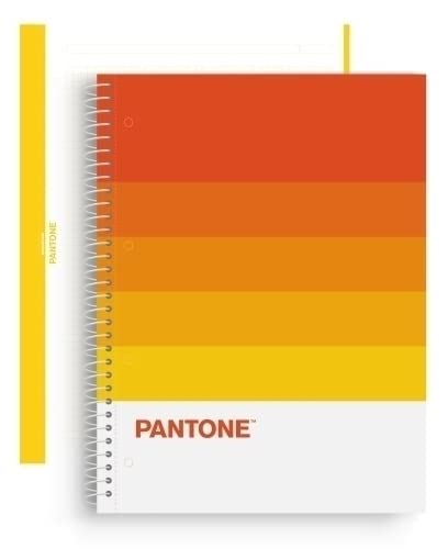 Block Escolofi Notebook Pantone Speaks A4 80H Cuadric.5X5 90G Warmth. 5 Unidades