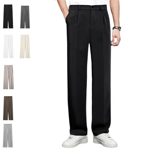 Denimblack Pants for Men, Easemotions Super Stretch Ice Silk Comfort Everyday Pants