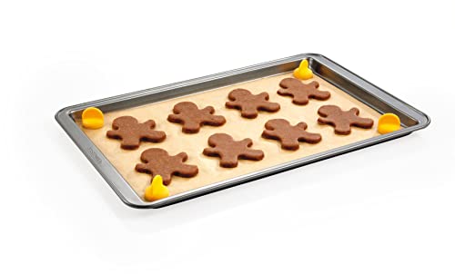 Tescoma 630689 DELÍCIA Baking Paper Magnets, 4 Pieces, Yellow, Durchmesser 2,7 cm, Höhe 2,4 cm - Image 3