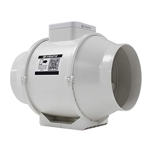 VENTS 150mm (6”) Standard Inline Extractor Fan – Quiet Loft-Mounted Ventilation for Bathroom, Shower & Damp Control