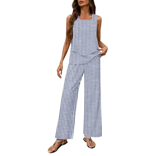 Traje de pantalón para mujer fresco y ligero ideal para paseos veraniegos