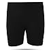 Ideal Uniform 2-Pack Bike Shorts for Girls, Soft Stretch Under Shorts, Cotton Blend Girls' Biker Shorts, Small, Black