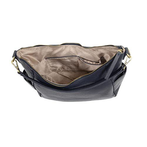 Image of Joy Susan Womans Trish Convertible Hobo Bag - Navy