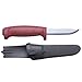 Morakniv Craftline Basic 511 High Carbon Steel Fixed Blade Utility Knife and Combi-Sheath, 3.6-inch Blade